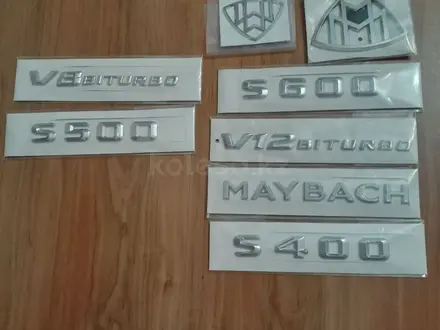 Эмблема значок шильдик MAYBACH Мерседес W222 W223 W221 GLS X167 за 45 000 тг. в Астана – фото 7