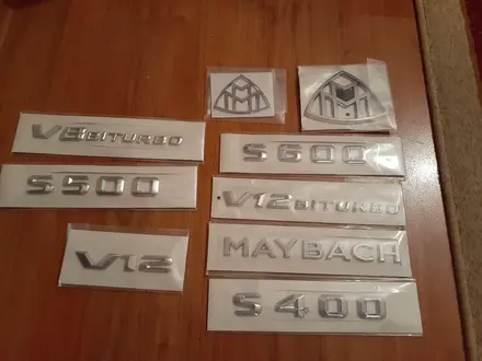 Эмблема значок шильдик MAYBACH Мерседес W222 W223 W221 GLS X167 за 45 000 тг. в Астана – фото 8