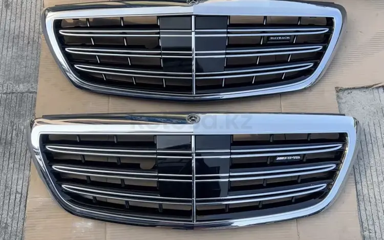 Оригинальная решетка радиатора W222 AMG S63 S65 Maybach за 250 000 тг. в Алматы