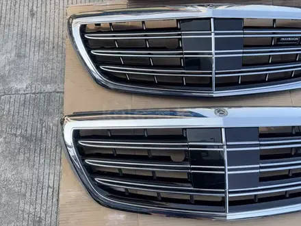 Оригинальная решетка радиатора W222 AMG S63 S65 Maybach за 250 000 тг. в Алматы – фото 2
