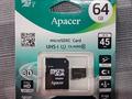 Оригинальные карты памяти Apacer MicroSD HC 32gb, 64gb, 128GB — 10 Class.үшін3 000 тг. в Алматы – фото 4
