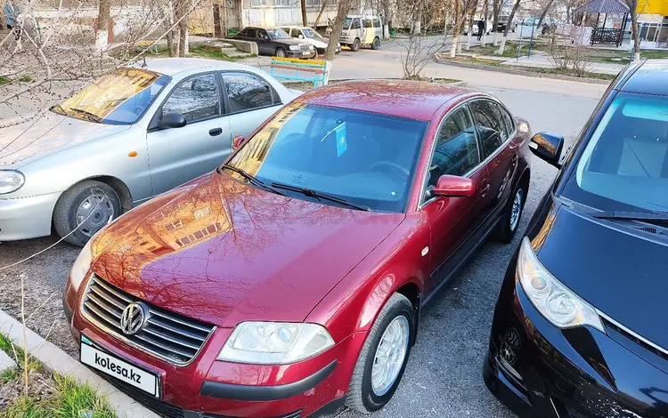 Volkswagen Passat 2001 годаүшін2 950 000 тг. в Шымкент