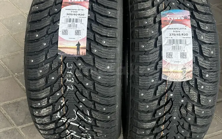 275/45r20 перед 305/40r20 зад Nokian Tyres Hakkapeliitta 9 за 150 000 тг. в Алматы