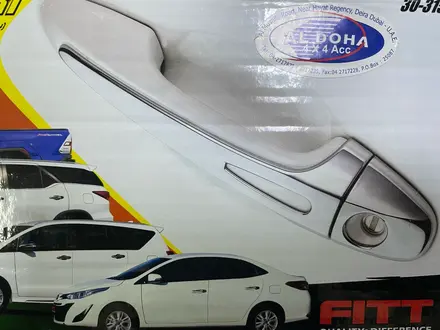 Хром накладки на ручки дверей Hilux Rav4 Fortuner Highlander за 14 000 тг. в Астана – фото 6