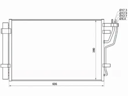 Радиатор кондиционера за 23 150 тг. в Алматы