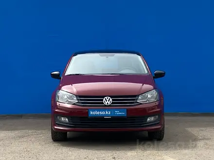 Volkswagen Polo 2019 года за 7 180 000 тг. в Алматы – фото 2