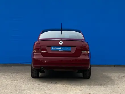 Volkswagen Polo 2019 года за 7 180 000 тг. в Алматы – фото 4