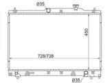 Радиатор двигателя за 29 600 тг. в Шымкент