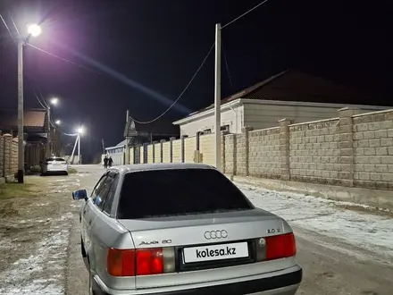 Audi 80 1992 года за 1 300 000 тг. в Тараз – фото 8