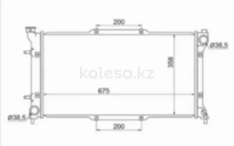 Радиатор двигателя за 27 200 тг. в Алматы