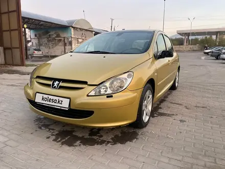 Peugeot 307 2002 года за 1 100 000 тг. в Есик – фото 2