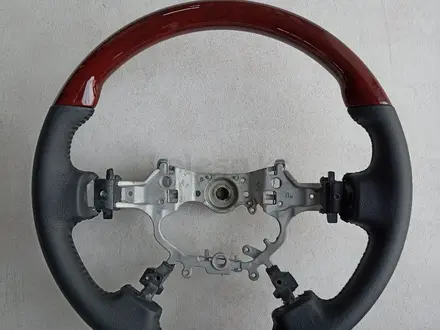 Рулевое колесо Камри комбинированное кода дерево руль за 70 000 тг. в Алматы – фото 11