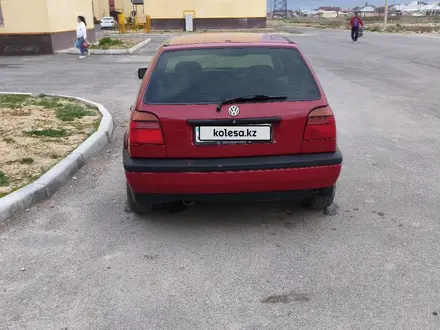 Volkswagen Golf 1993 года за 1 500 000 тг. в Тараз – фото 4