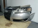 Ноускат Audi A6 C6 04-11г морда A6C6 Ауди А6 С6 S6 бампер фары в сборе за 320 000 тг. в Караганда – фото 2