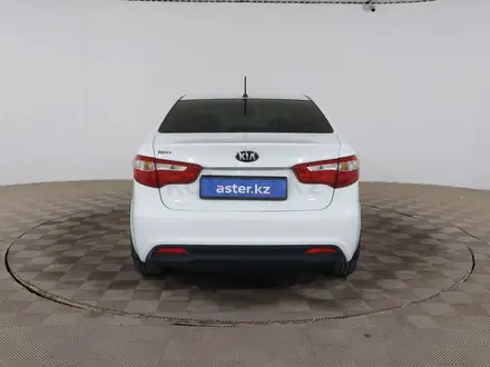 Kia Rio 2014 года за 4 590 000 тг. в Шымкент – фото 6