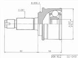 Шрус наружный, граната наружная за 30 750 тг. в Караганда
