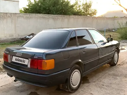 Audi 80 1990 года за 850 000 тг. в Туркестан – фото 2