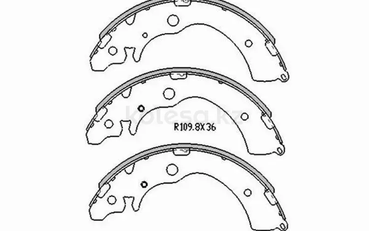 Колодки тормозные задниеfor4 750 тг. в Шымкент