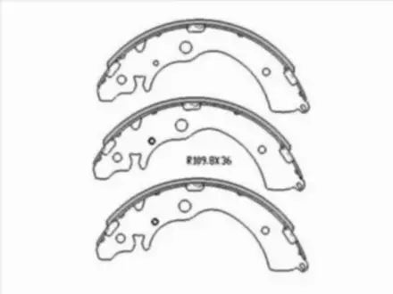 Колодки тормозные задние за 6 300 тг. в Шымкент