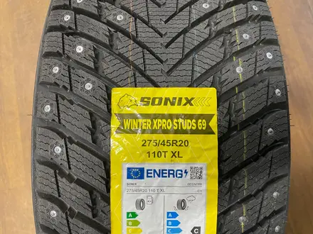 275/45r20 Sonix Winter Xpro Studs 69 за 69 000 тг. в Астана – фото 4