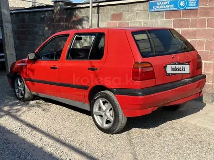 Volkswagen Golf 1992 года за 950 000 тг. в Алматы – фото 9