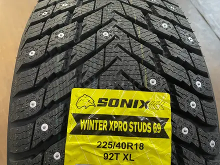 225/40r18 Sonix Winter Xpro Studs 69 за 37 000 тг. в Астана – фото 6