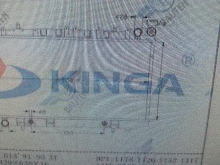 Радиатор охлаждения двигателя на Nissan Almera N14/15 объём 1.4 фирма Ginga за 25 000 тг. в Актобе – фото 6
