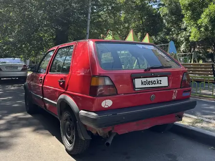 Volkswagen Golf 1992 года за 750 000 тг. в Алматы – фото 2