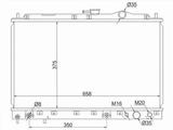 Радиатор двигателя за 22 400 тг. в Шымкент