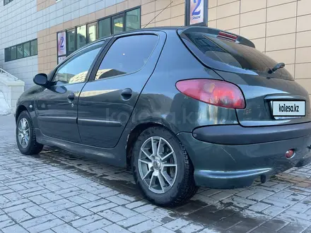 Peugeot 206 2007 года за 1 300 000 тг. в Астана – фото 4