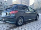 Peugeot 206 2007 годаүшін1 300 000 тг. в Астана – фото 3