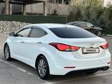 Hyundai Elantra 2015 года за 6 100 000 тг. в Алматы – фото 3