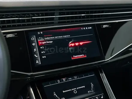 Audi Q8 55 TFSI Quattro 2024 года за 56 410 000 тг. в Алматы – фото 35