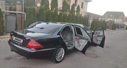 Mercedes-Benz S 600 2002 года за 12 000 000 тг. в Алматы – фото 5