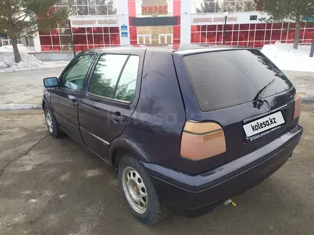 Volkswagen Golf 1993 года за 1 800 000 тг. в Костанай – фото 4