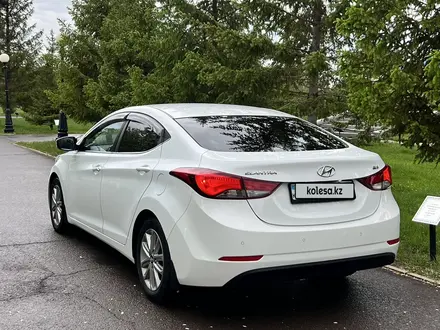 Hyundai Elantra 2014 года за 6 950 000 тг. в Астана – фото 4