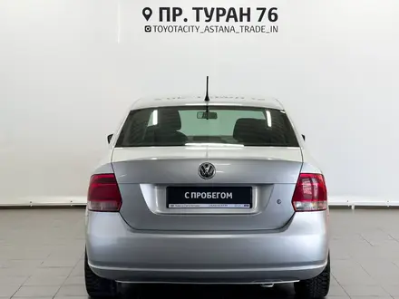 Volkswagen Polo 2015 года за 4 400 000 тг. в Астана – фото 4