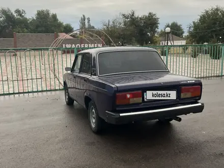 ВАЗ (Lada) 2107 2007 года за 1 300 000 тг. в Мерке – фото 5