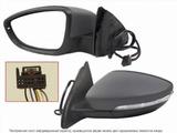 Зеркало (Слева/Регулировка/Повторитель поворота/6 контактов) за 34 150 тг. в Астана