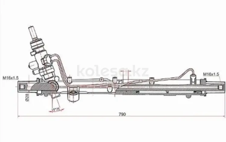Рейка рулевая за 105 950 тг. в Алматы