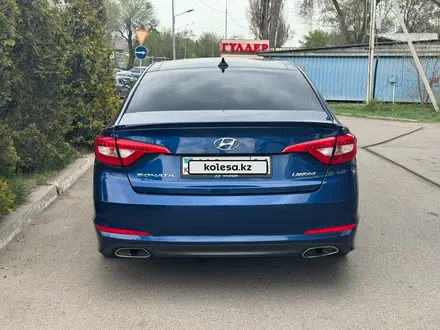 Hyundai Sonata 2016 года за 7 500 000 тг. в Алматы – фото 6