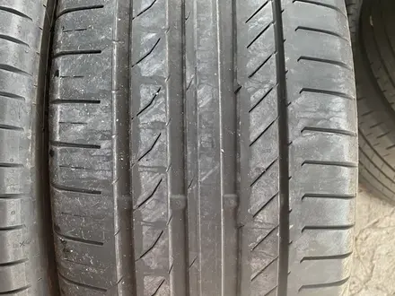 Пара летние шины 255/45/18 255/45R18 Continental. за 50 000 тг. в Алматы – фото 2