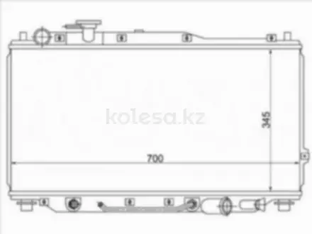 Радиатор Двигателя за 21 700 тг. в Алматы