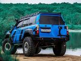 Бампер РИФ силовой задний Nissan Patrol Y61с квадратом под фаркоп за 919 000 тг. в Алматы