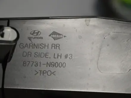 Накладка двери задняя правая Hyundai Tucson за 15 000 тг. в Караганда – фото 4