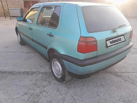 Volkswagen Golf 1993 года за 1 100 000 тг. в Туркестан – фото 5