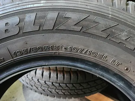 195/80R15LT Bridgestone BLIZZAK VL1 за 150 000 тг. в Алматы – фото 6