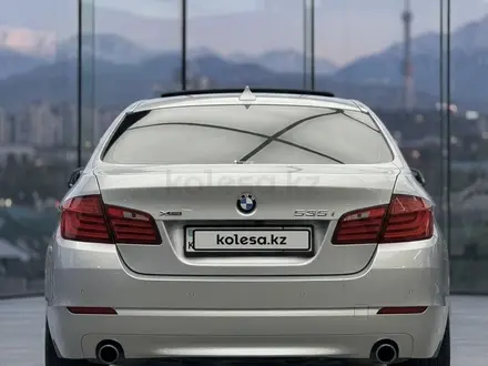 BMW 535 2012 года за 11 800 000 тг. в Алматы – фото 3