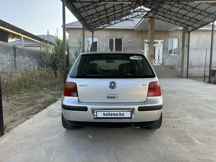 Volkswagen Golf 2003 года за 2 500 000 тг. в Шымкент – фото 4