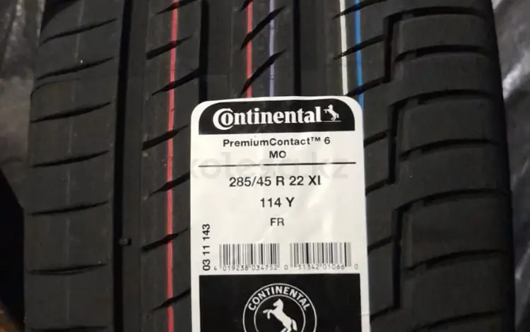 Шины Continental 285/45/r22 PRC6 за 165 000 тг. в Алматы